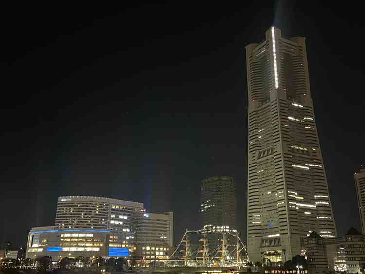 式場からの横浜夜景
