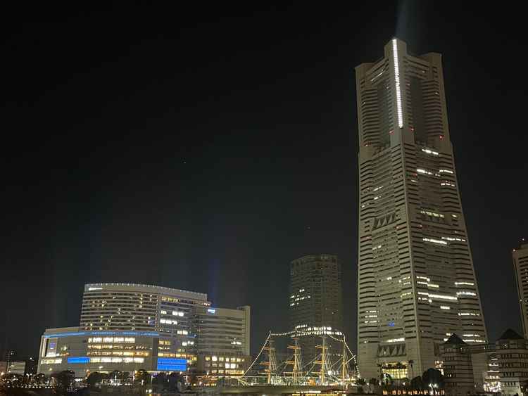式場からの横浜夜景