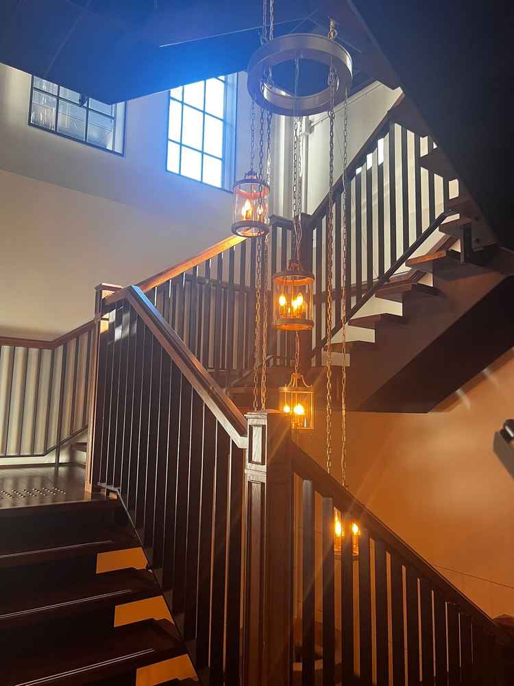 螺旋階段が印象的でした。