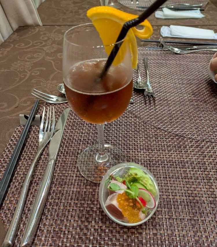 ドリンクはシェイカーで作ってくれました。式でもこうやって作ってくれると楽しそうと想像できました。