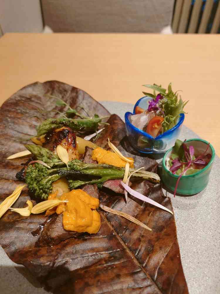 試食（前菜、お肉、お魚）