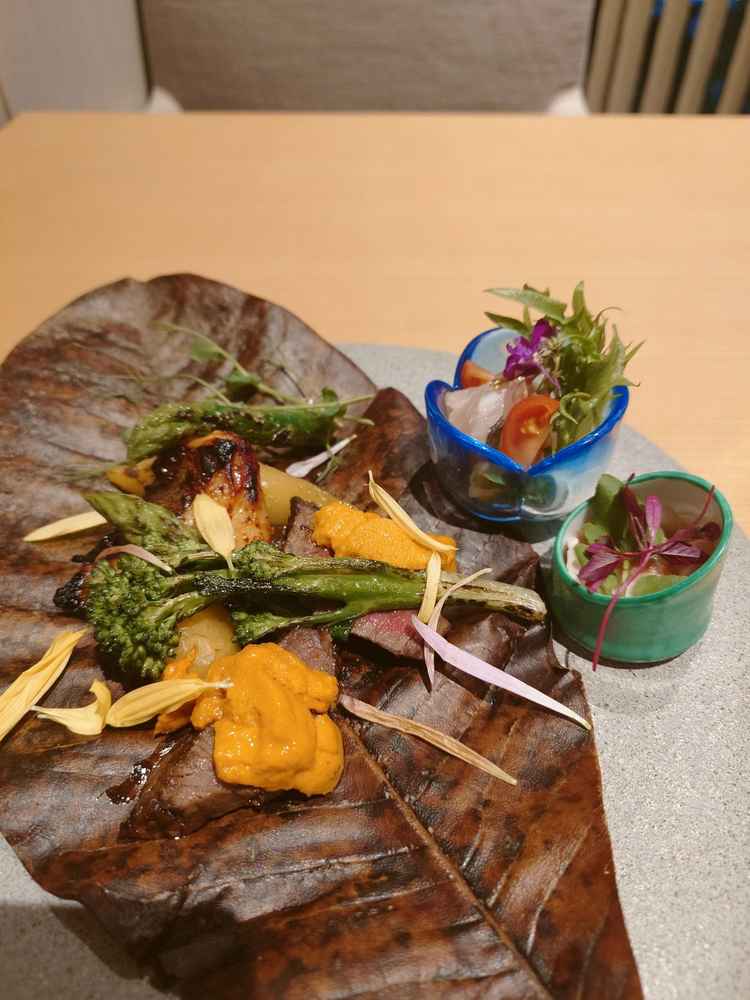 試食（前菜、お肉、お魚）