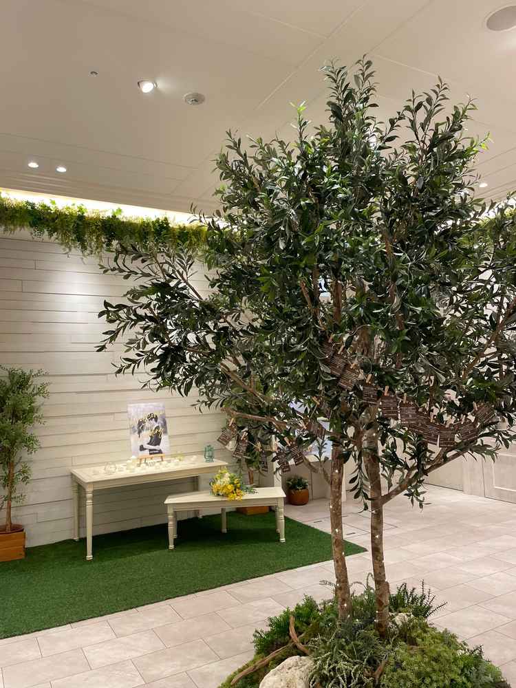 披露宴前の待機室