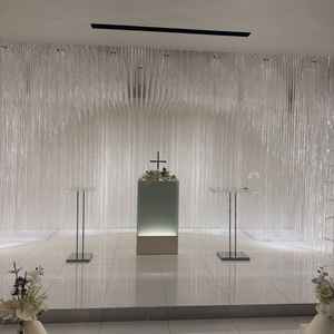 チャペルの1番前　韓国風な雰囲気でよかった