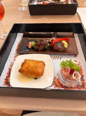 試食したお料理。