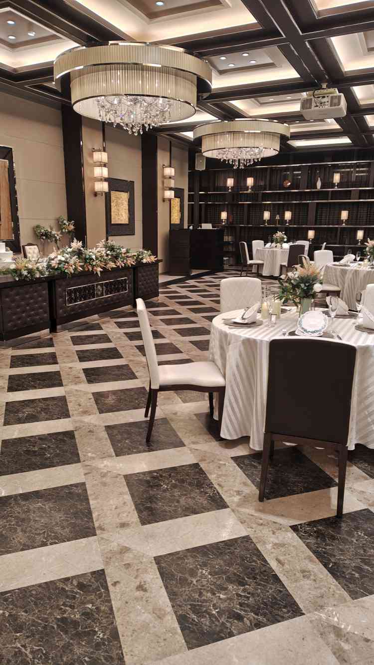 披露宴会場の写真。1会場貸切が魅力的でした。