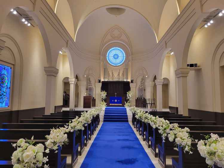 バージンロードの写真です。