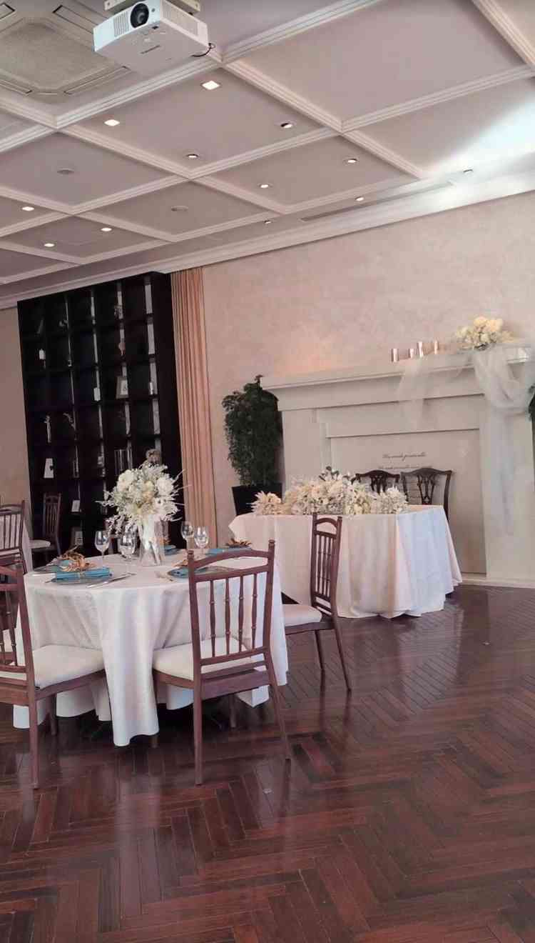 披露宴会場です。