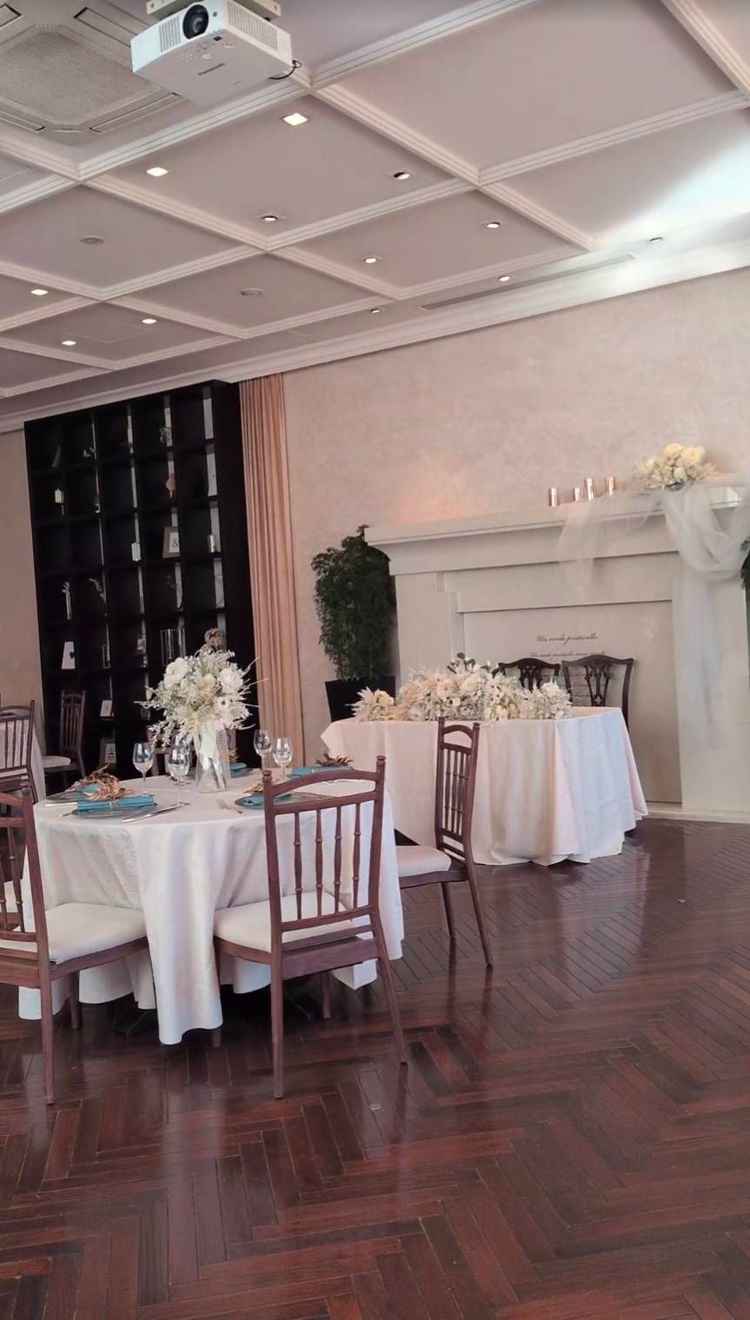 披露宴会場です。