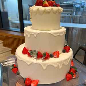 サービスでいただいたケーキ