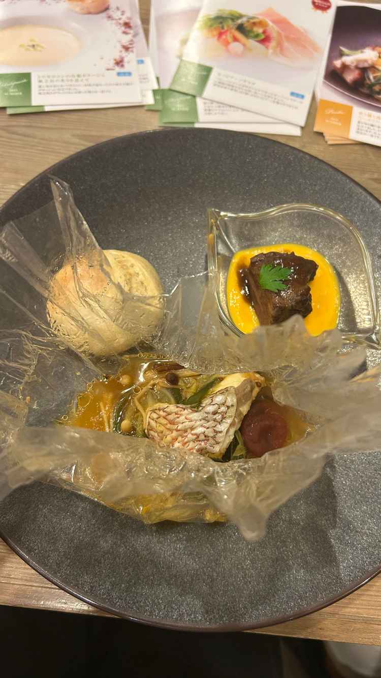 料理はイタリア料理でした。