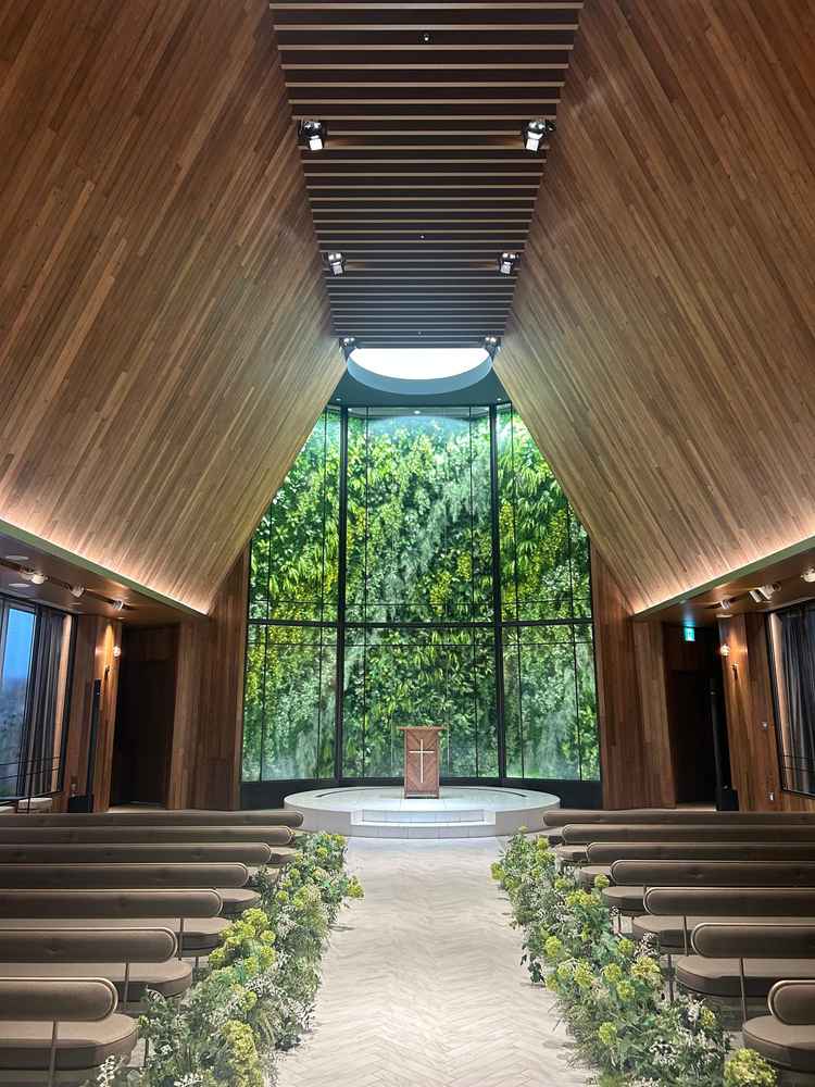 圧巻のチャペルです。とにかくここが1番すごくて見応えがありました。感動したチャペルです。