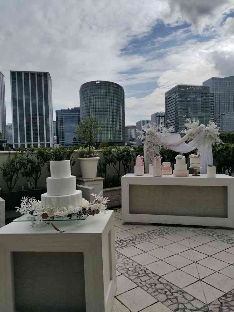 披露宴会場からみた景色です