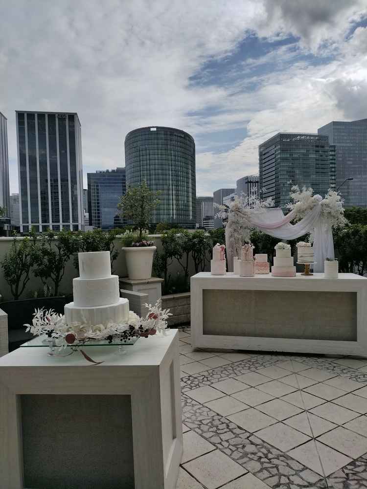 披露宴会場からみた景色です