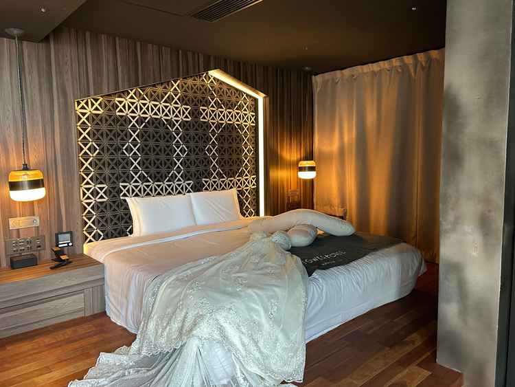 結婚式前日、当日も泊まれてゆっくりとした時間を送ることができる