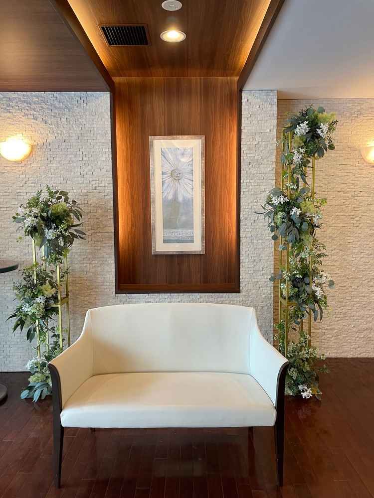 チャペル前のスペース