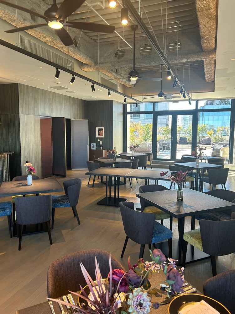 8階の会場。2次会利用にも最適。