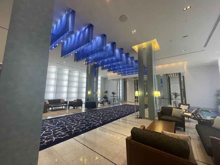 会場の前の待機スペース