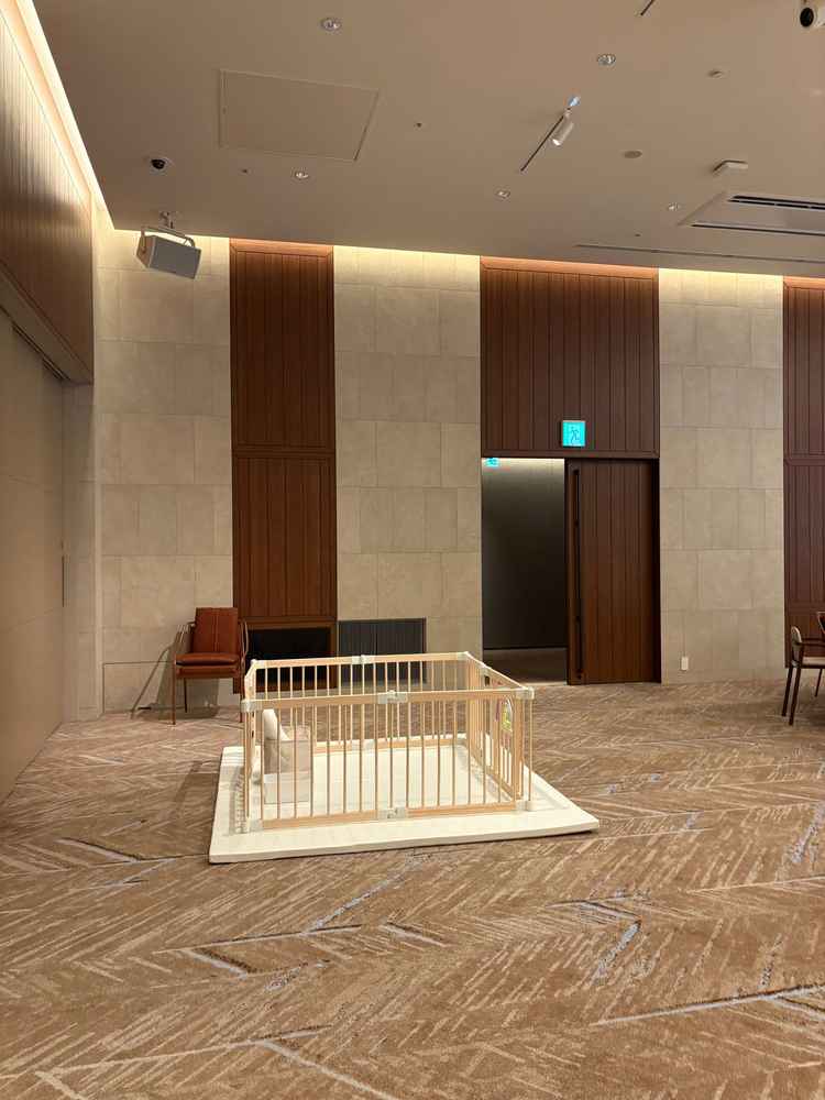 披露宴会場内のキッズスペース
