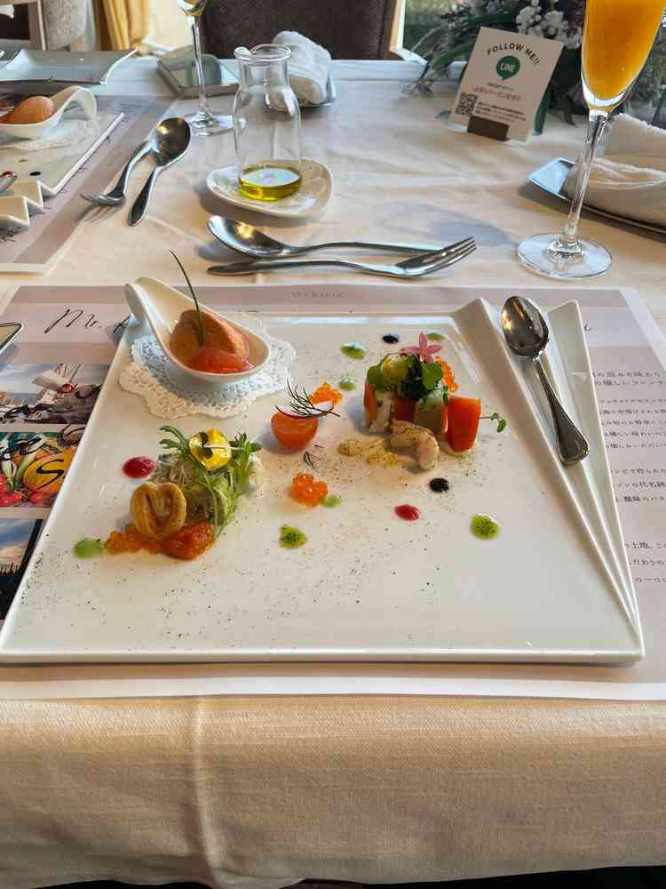 30種類以上の野菜がふんだんに使われた前菜