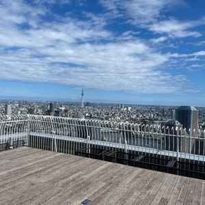 47階から見える景色は開放的で晴れれば最高だと思いました！
