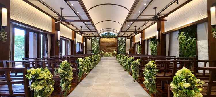 ガーデンウェディングの挙式会場