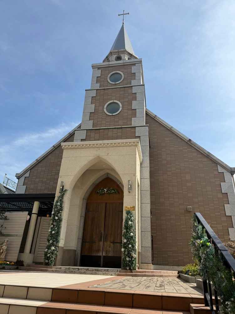 独立したチャペル。都内では珍しいそうです