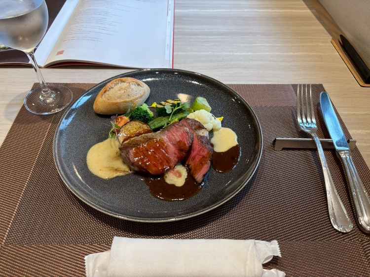 試食でいただいたランプ肉です