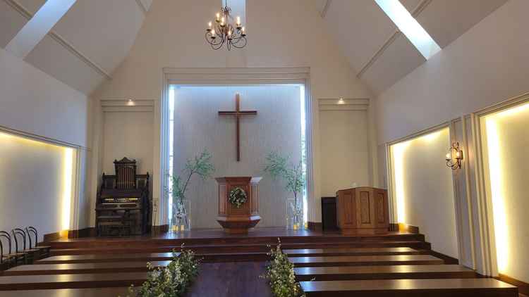 堂々とした空間のチャペルが良かったです。