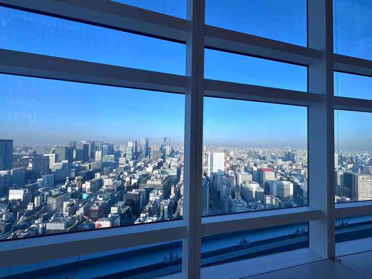 披露宴会場からの景色