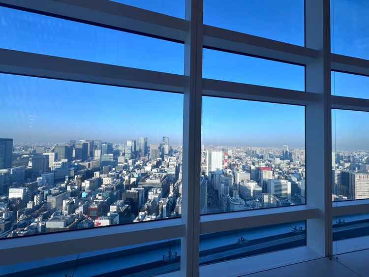 披露宴会場からの景色