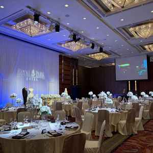 設備用意、雰囲気ともに素晴らしい披露宴会場