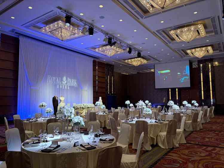 設備用意、雰囲気ともに素晴らしい披露宴会場