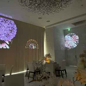 披露宴でできる光の演出。