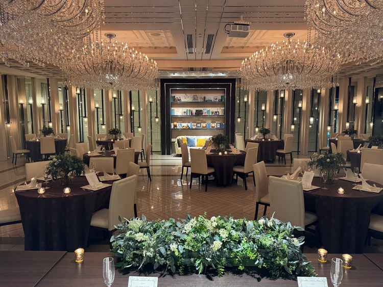 上の階の披露宴会場