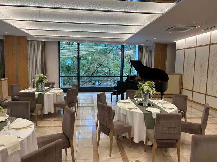 3階披露宴会場の雰囲気。