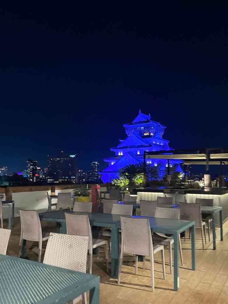 ルーフトップの写真となります。景色がとても綺麗でした。