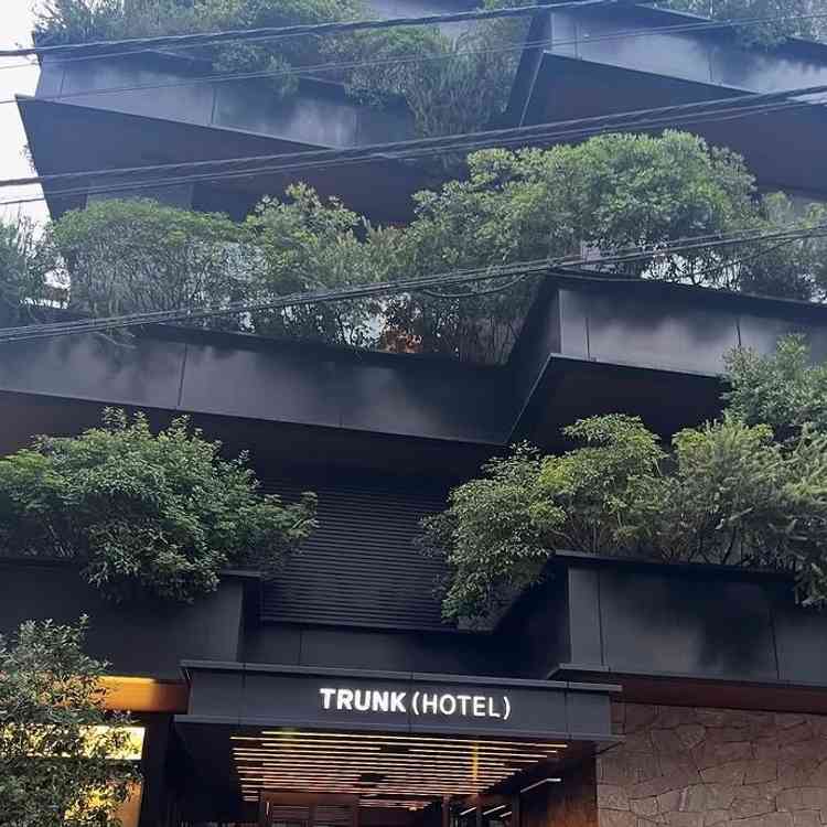 スタイリッシュで洗練された外観。エントランス含め、フォトスポットになりそうな場所が沢山ありました。