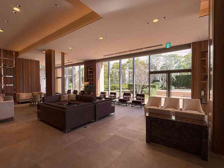 ゲスト受付後の待機場所