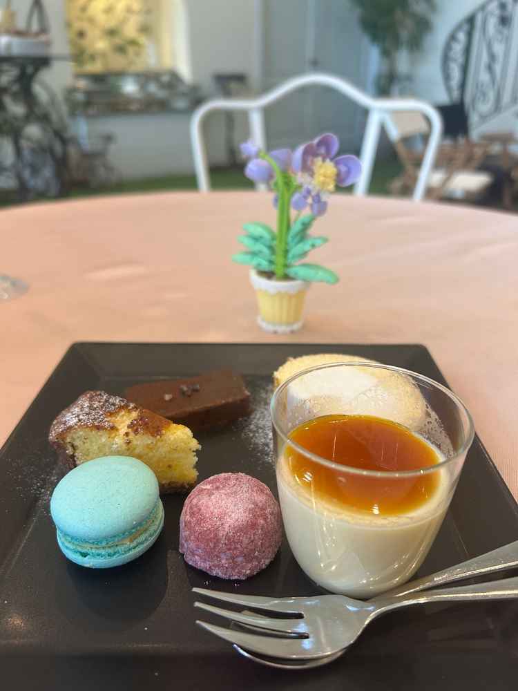 デザートブュッフェの試食も頂き、とても美味しかったです。