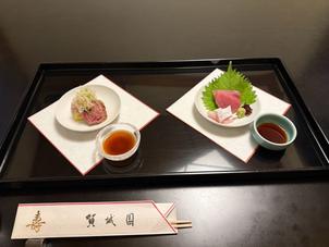 試食のお食事です。どちらもとても美味しかったです。