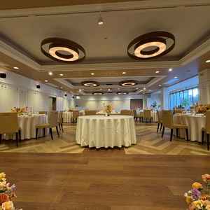 披露宴会場の写真。