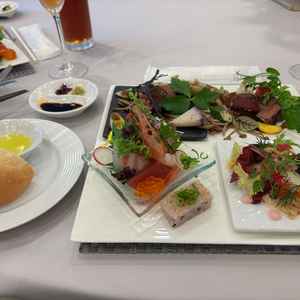 試食会の料理。和と洋を食べ比べできました。