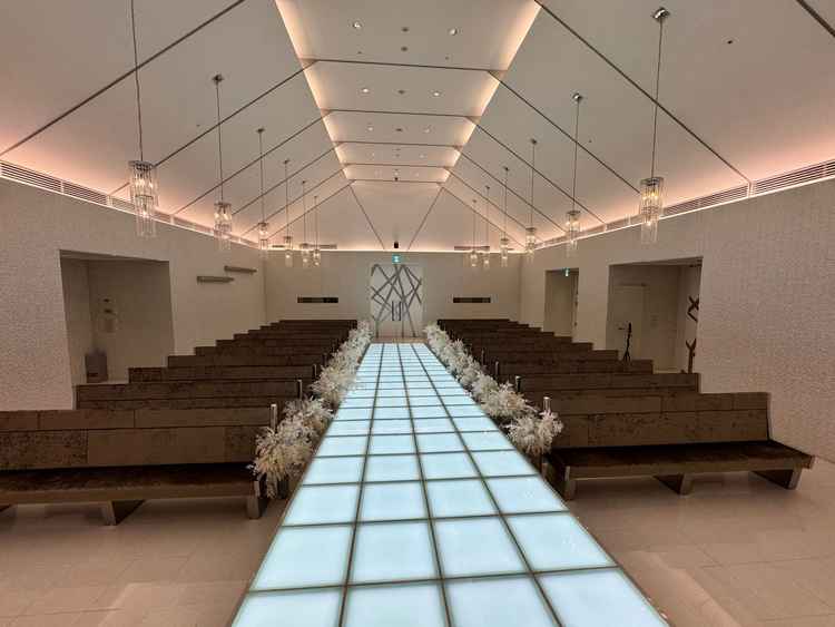 チャペルも明るくて良かったです。