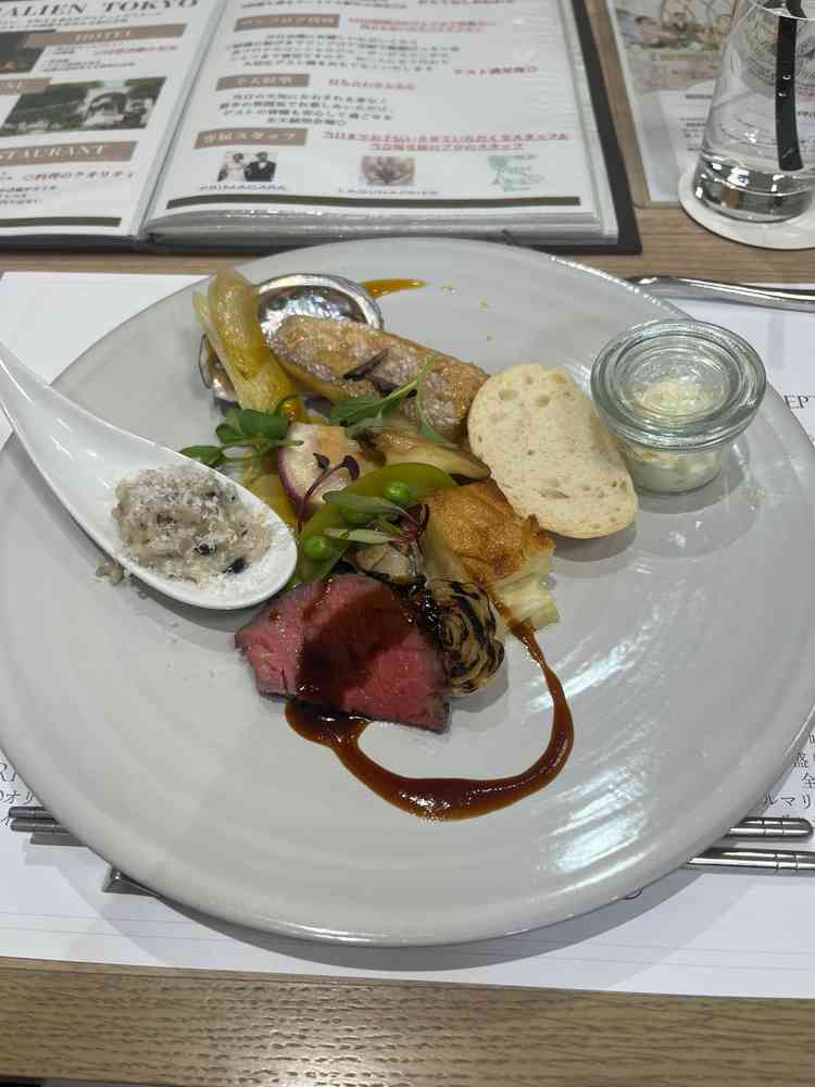 試食したコース料理