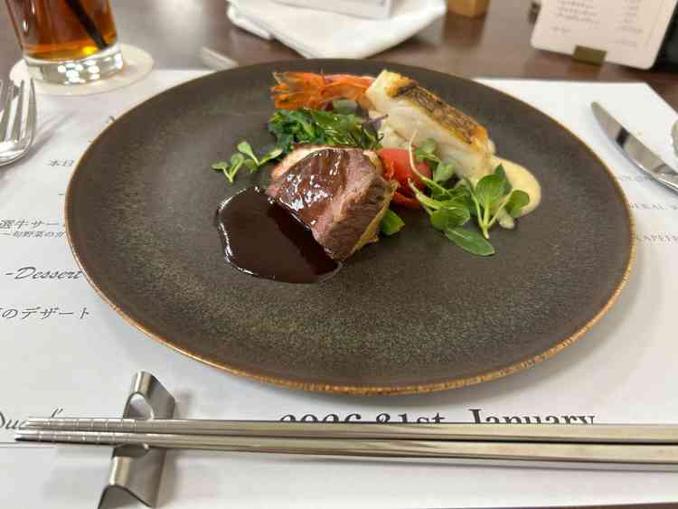 試食のワンプレートも彩り豊かでおいしくいただきました