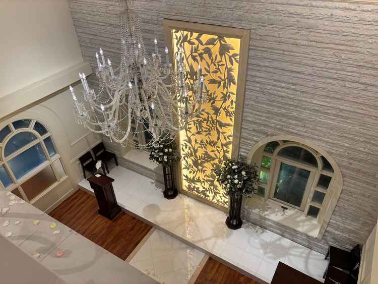 2階から見たチャペル