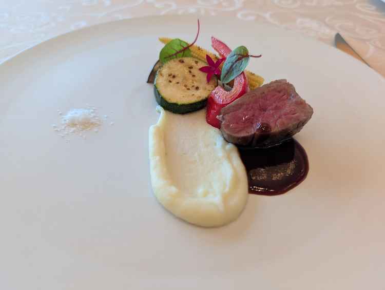 コース料理のワンプレート