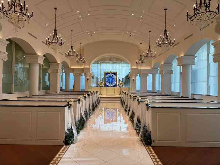 挙式会場（後方からみた）