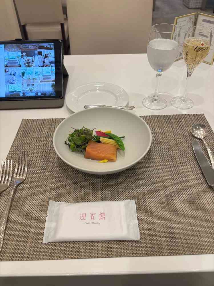 当日料理の試食